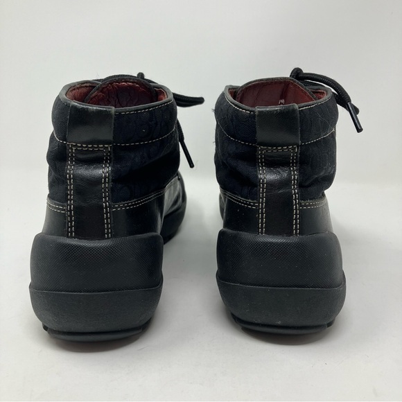 Coach Dyanne Signature Black Ankle Boots - Picture 4 of 6
